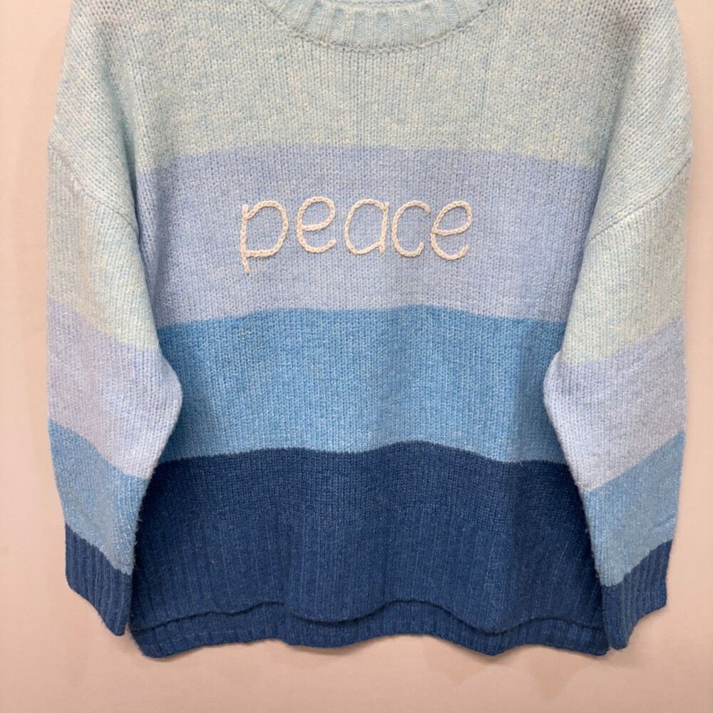 Mersea Women Pullover Sweater Knit Top One Size OS Acrylic Blend C028 -3 - Picture 9 of 15